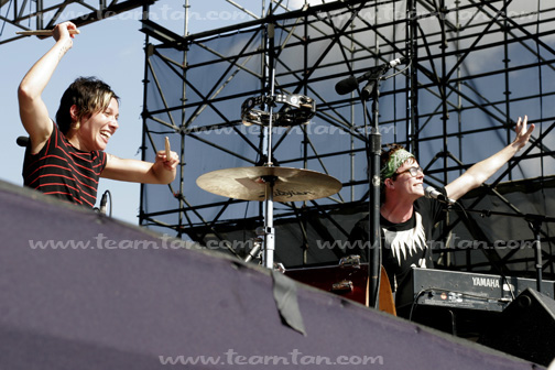 Matt + Kim at Jelly NYC's McCarren Park Pool Party