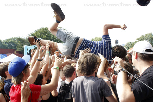 Team Robespierre at Jelly NYC's McCarren Park Pool Party