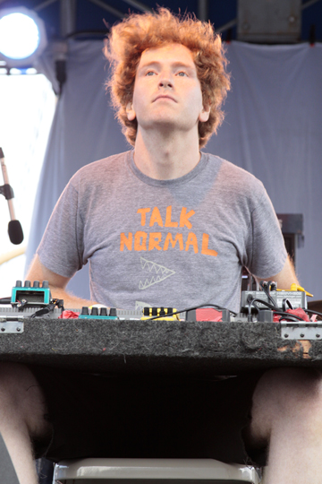 Dan Friel at the Seaport Music Festival