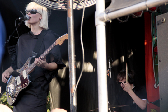 The Raveonettes at Village Voice's 2009 Siren Festival