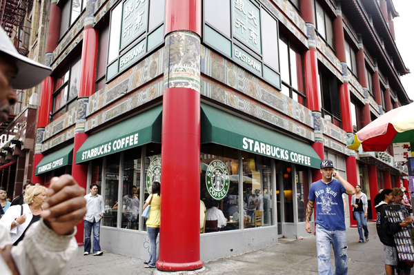 Starbucks, Chinatown, NYC