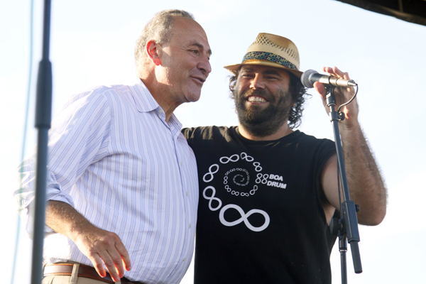 Senator Chuck Schumer at Jelly NYC, Williamsburg, Brooklyn