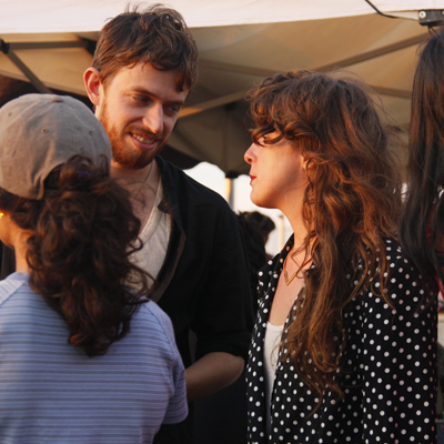 Chris Keating of Yeasayer and Victoria Legrand of Beach House at