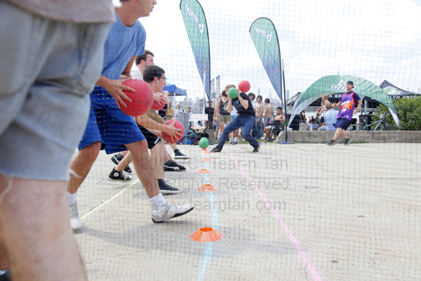 Dodgeball at Jelly NYC's Pool Party