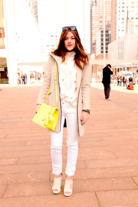 Yellow purse by Brahmin