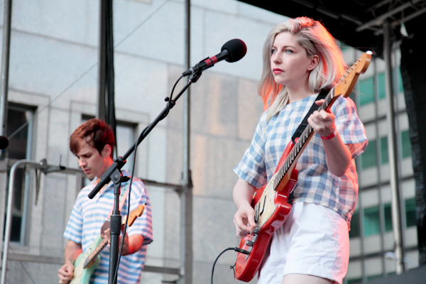 Protomartyr and Alvvays at the Seaport Music Festival