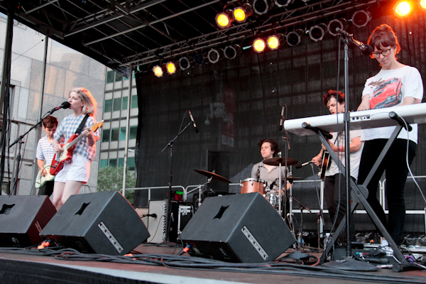 Protomartyr and Alvvays at the Seaport Music Festival