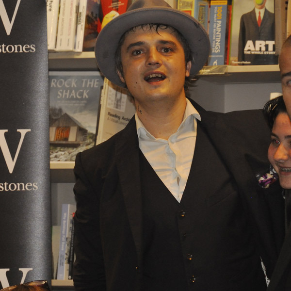 Pete Doherty Book Signing at Waterstones