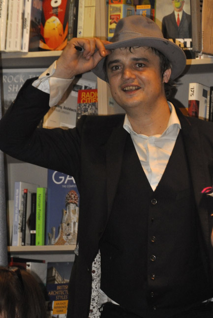 Pete Doherty Book Signing at Waterstones