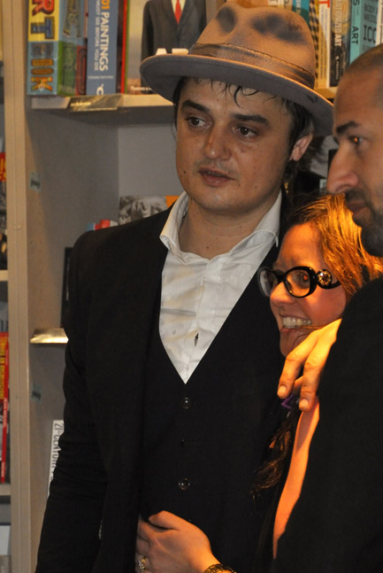 Pete Doherty Book Signing at Waterstones