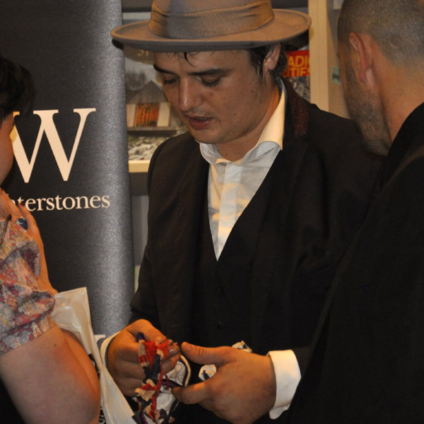 Pete Doherty Book Signing at Waterstones