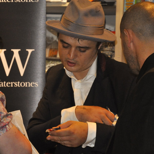 Pete Doherty Book Signing at Waterstones