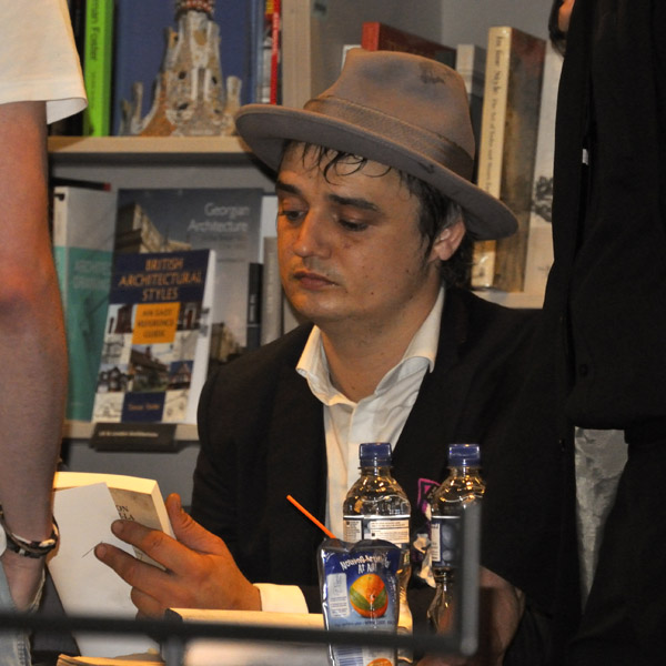 Pete Doherty Book Signing at Waterstones