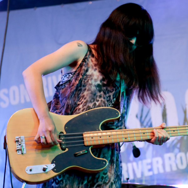 August 6, 2015: Yuck and U.S. Girls perform at the final Hudson RiverRocks show of the summer at Pier 84 in New York City. Mandatory Credit: Tear-n Tan 2015 © Tan.  All Rights Reserved.